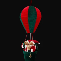 Action Saisondekoration<Weihnachtsfigur im Heißluftballon