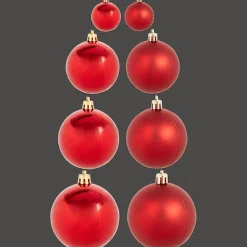 Action Saisondekoration<Weihnachtskugeln aus Kunststoff