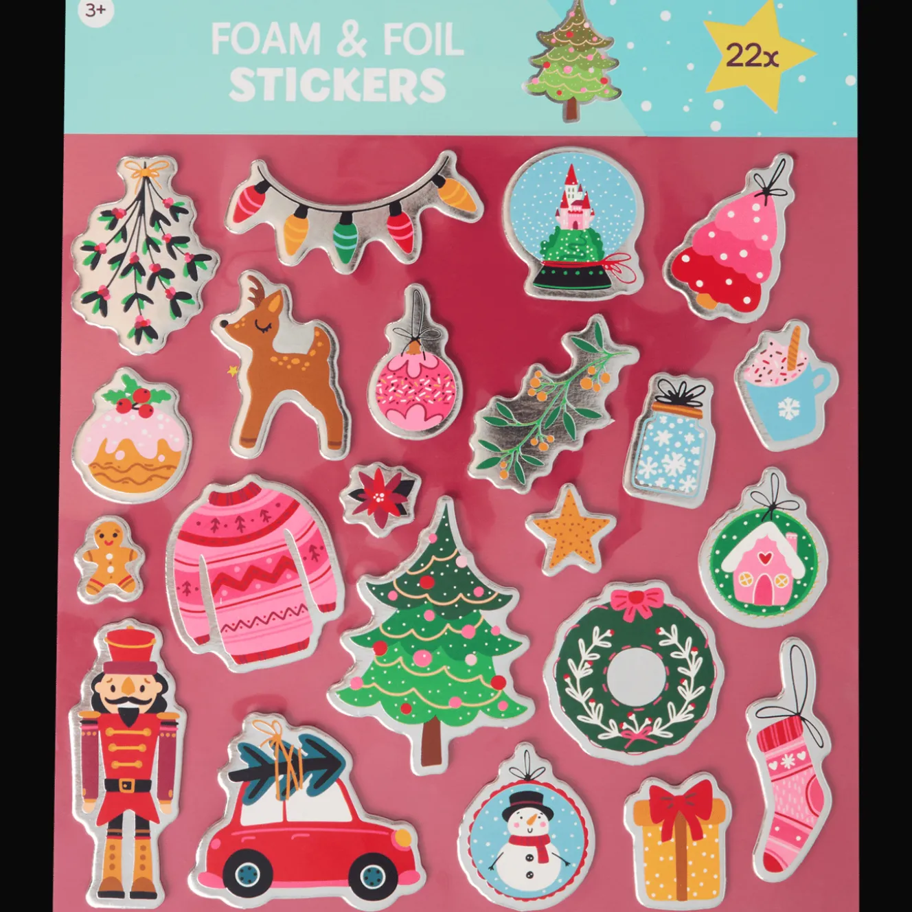 Action Basteln<Weihnachtssticker