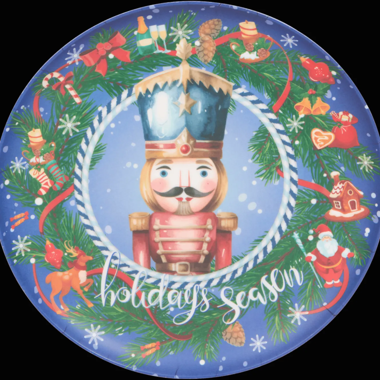 Action Geschirr<Weihnachtsteller