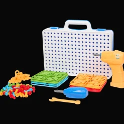 Action Holzspielzeug<Werkzeugkoffer Spielzeugset