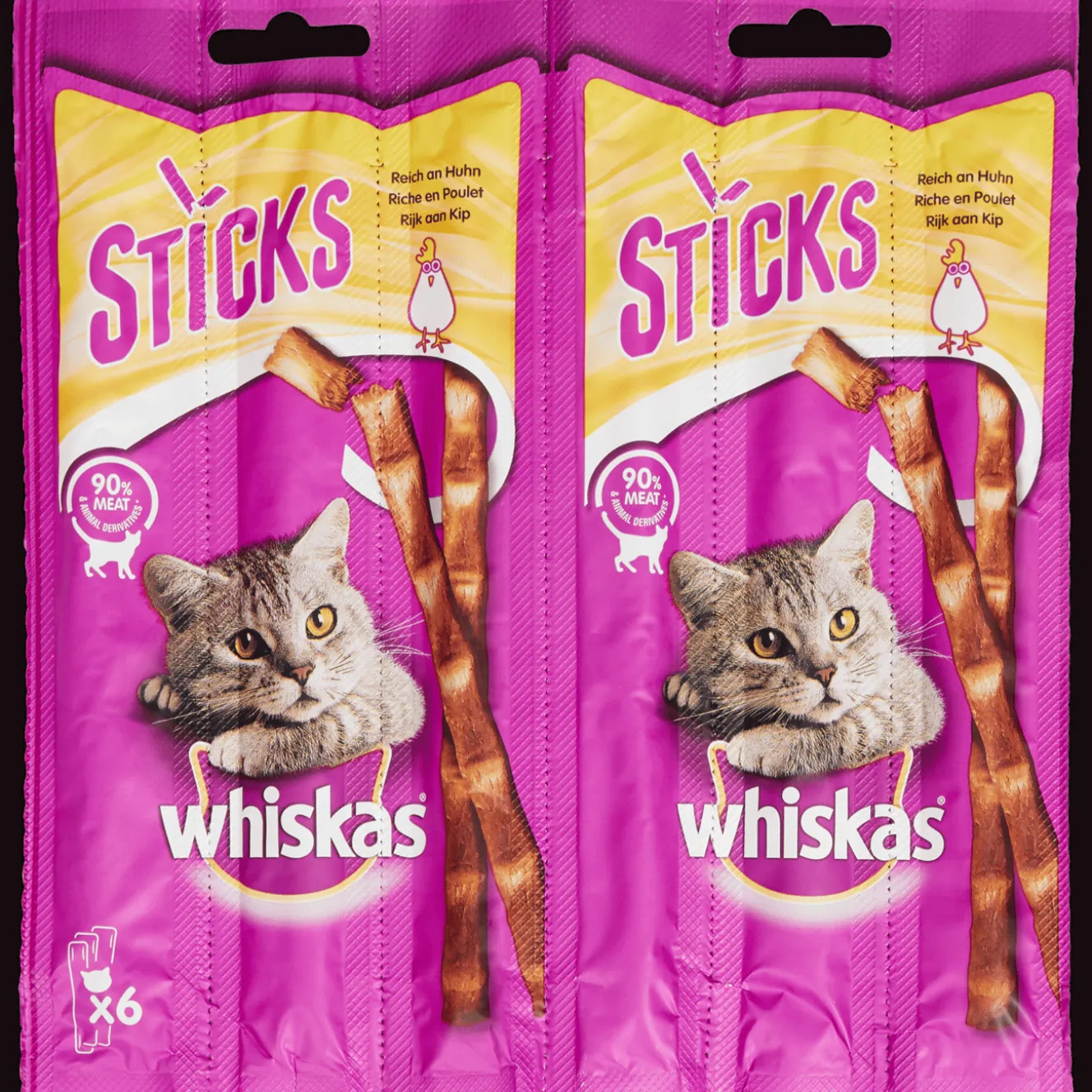Whiskas Katzen|Futtermittel<Katzensticks Huhn