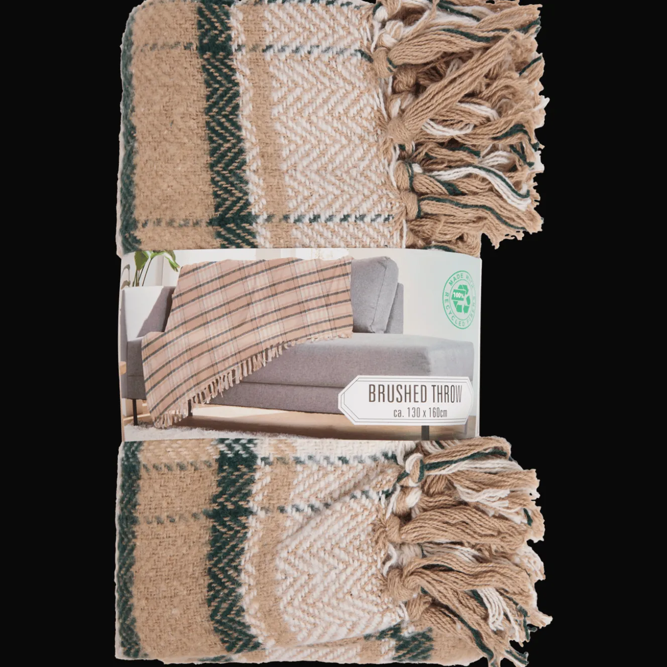 Action Plaids & Wohndecken<Wohndecke mit Fransen