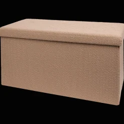 Action Wohnaccessoires<XL Stauraumhocker mit Teddystoff