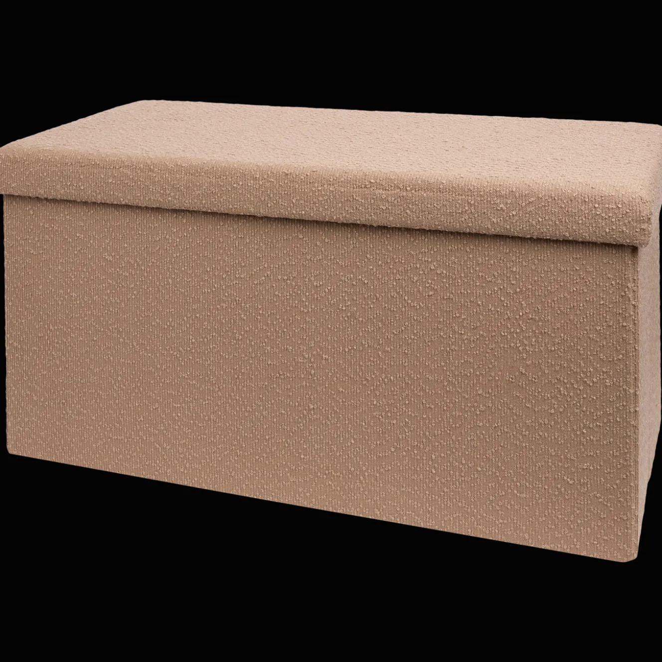 Action Wohnaccessoires<XL Stauraumhocker mit Teddystoff