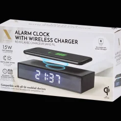 Action Powerbanks & Ladegeräte<Xtronic Wecker mit Qi-Ladegerät
