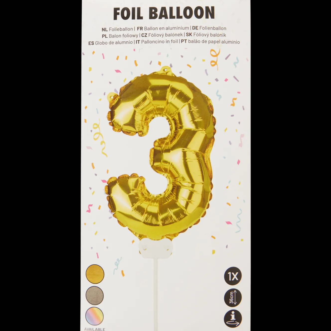 Action Ballons & Girlanden<Zahlen-Folienballon